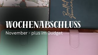 November I 2 Wochenabschluss I 2500€ Ausgaben [upl. by Berke178]