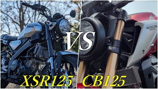 HONDA CB125r と YAMAHA XSR125の徹底比較！ [upl. by Alban]