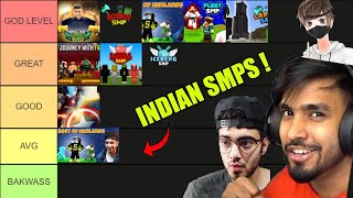 I RANKED FAMOUS INDIAN SMPS HEROBRINE SMP HIMLANDS  FLEET SMPLAPATA SMP [upl. by Knutson]