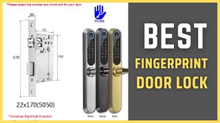 Best Fingerprint Door Lock  TTLock APP Waterproof Smart Fingerprint Door Lock [upl. by Melessa]