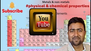 metal amp nonmetals part1 physical properties amp chemical properties [upl. by Durning105]