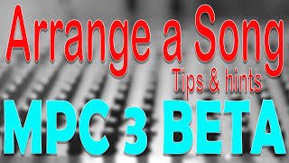 Akai MPC 30 Public Beta How to QUICKLY arrange a song using Sequences Track Mutes amp Song Mode [upl. by Obeng]