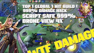 UPDATE SCRIPT DRONE VIEW BRUTAL MOBILE LEGEND  SCRIPT DAMAGE ALL HERRO 999 FREE [upl. by Neerod976]