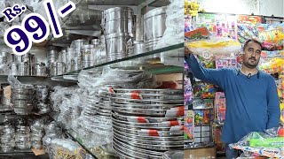 10000 New Items Crockery Return Gifts Kids Toys Home Appliances 99 Store Begum Bazar Hyderabad [upl. by Eldwon]