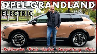 Opel Grandland Electric  Wie gut ist das große elektrische Opel SUV  Test Review 2024 Deutsch [upl. by Newton]