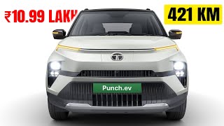 2024 Tata Punch EV launch  Price Features range Color Option All Details [upl. by Alleroif766]