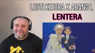 LESTI KEJORA x ABANG L  LENTERA live concert at Tennis Indoor Senayan REACTION [upl. by Ttenrag]