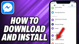 How To Download And Install Messenger Lite In An Android 2024  Quick Help [upl. by Anyale816]