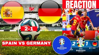 Spain vs Germany 21 Live Stream Euro 2024 Football Match Score Commentary Highlights Espana Vivo [upl. by Aidnahs]