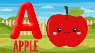 ABC Phonics Song for Toddlers A for apple Learn ABC Song Preschool learning videos [upl. by Oicirbaf]