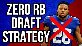 Zero RB Draft Strategy  2023 Fantasy Football [upl. by Anialad395]