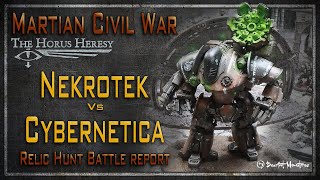 Mechanicum Necrotech Vs Cybernetica  Martian Civil War  Horus Heresy  Age Of Darkness [upl. by Tterrej]