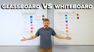 Glassboard VS CeramicSteel Whiteboard Comparison [upl. by Tye]