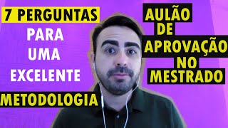 A metodologia PERFEITA para o PROJETO DO MESTRADO [upl. by Saidee530]