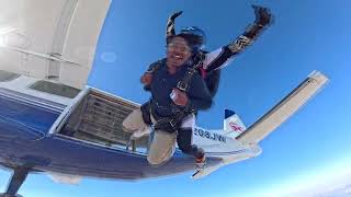 Paul Enoch  Tandem Skydive at Skydive Indianapolis [upl. by Pellet]