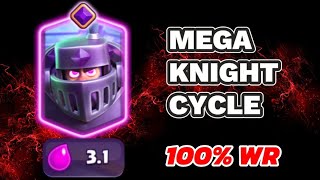 This 31 Mega Knight cycle deck is TOO GOOD [upl. by Eneli]