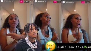 JANIA MESHELL CRIES😢ON LIVE WHILE EXPLAINING BEEF BETWEEN HER amp NBA YB🗣”Kacey Doesn’t Want to Go” [upl. by Casia]