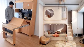 Innovative MultiFunctional furniture for small spaces  Smart furniture [upl. by Lemraj]