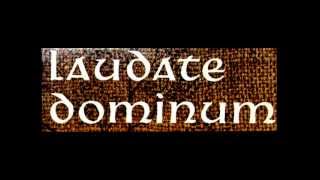 Laudate Dominum Gregorian Chant By The Trappist Monks of the Abbey of Gethsemani Kentucky 1951 [upl. by Eetse]