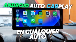 COMO tener ANDROID AUTO o APPLE CARPLAY en cualquier AUTO [upl. by Otrebire]