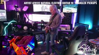 Artist AT91V2 Natural Electric Guitar Review by Peter Northcote [upl. by Townshend770]