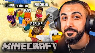 MİNECRAFT AMA EKİPLE 100 GÜN SURVİVAL  BÖLÜM 1  Barış Can [upl. by Sara538]