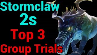 2s Stormclaw Top 3 Group Trials With War Pike Build  Dauntless [upl. by Volnak]