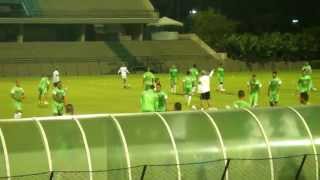 Treino da Seleção Argelina de Futebol em Sorocaba 09062014 [upl. by Adnek737]