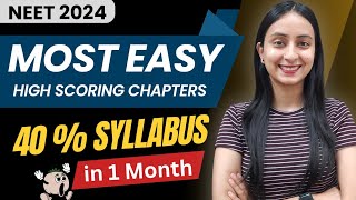 Most Easy amp High Scoring Chapters of PCB for NEET 2024🔥neet neet2024 study [upl. by Atalanti753]