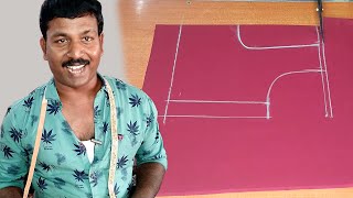 Easy Blouse Cutting and Stitching by Using Simple Blouse  Tailor Bro [upl. by Beaulieu]