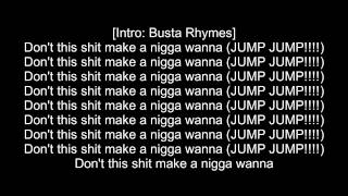 Busta Rhymes  Pass the Courvoisier Part II ft Pharrell Williams amp Puff Daddy Lyrics [upl. by Ahsienar863]