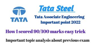 Tata Associate Engineering important point Tata associate paper discussion important point [upl. by Survance]