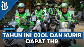 Menaker Wajibkan Grab Gojek Cs Berikan THR Ojol [upl. by Acireit]