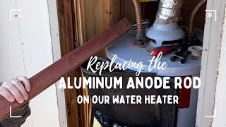 How to Replace the Anode Rod on a Water Heater  Solving the Well Water Sulfur Smell [upl. by Moureaux]