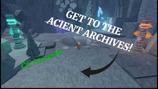 HOW TO GET TO THE ANCIENT ARCHIVES  ROBLOX FISCH [upl. by Chema59]