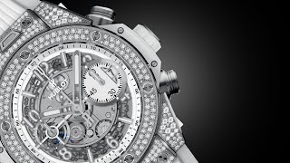 HUBLOT  BIG BANG UNICO WHITE TITANIUM COLLECTION [upl. by Aerdnac]