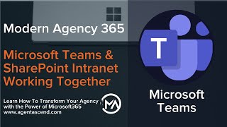 Microsoft Teams Intranet  Connect Your SharePoint Team Site amp SharePoint Communication Site [upl. by Anton864]