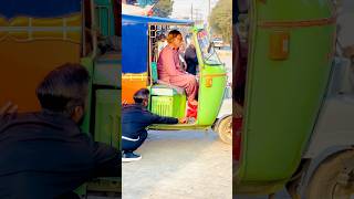 Slipper Thief prank on Rikshaw 🤣 funny comedy funny funnyprank funny funnypranksters [upl. by Aketal]