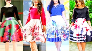 Most Elegant Collection Of Midi Skirts With Top Blouse Design Ideas [upl. by Ahseiyt]