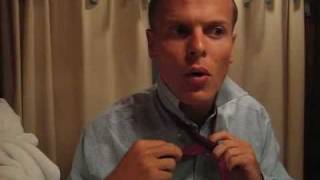 Mens Formal Suit How to Tie the Perfect Tie [upl. by Hnirt]