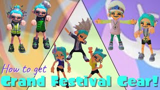 How to get the new Grand Festival Gear  Splatoon 3 [upl. by Dall]