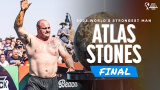 ATLAS STONES FINAL  2023 Worlds Strongest Man [upl. by Thgiled]