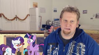 MLPFiM S4 E8  Rarity Takes Manehattan REACTION [upl. by Nednil]