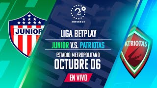 Junior vs Patriotas  LIGA BETPLAY  EN VIVO [upl. by Gierk]