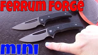 Ferrum Forge Mini Archbishop  Small knife full size user [upl. by Noimad]