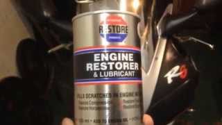 Motorcycle compression test engine restorer yamaha r6 [upl. by Audrye329]