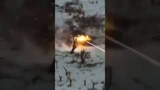 Us Bradley Fightin Vehicle Destroys Russian T90 Main Battle Tank [upl. by Rafa]