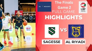 Sagesse vs Al Riyadi Full Game Highlights LBL Finals Game 2 20232024 [upl. by Arrait]