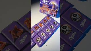 Unpacking Halloween Milka chocolate bar asmr chocolate satisfying sweets halloween halloween [upl. by Esilehs323]