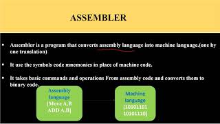 Language Translator Assembler MALAYALAM  TUTORIALS [upl. by Ruhtracm]